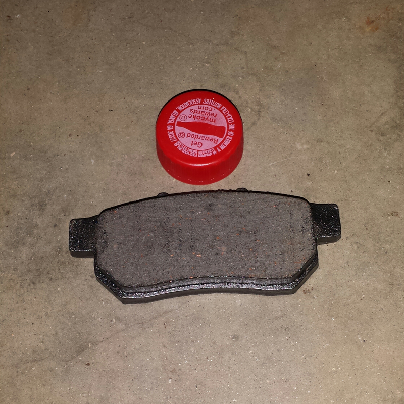 Illustration for article titled Aww..what a cute little brake pad!